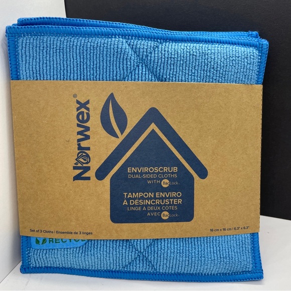 Norwex Kitchen Norwex Enviroscrubs 3 Pack Padded Scrubby Side